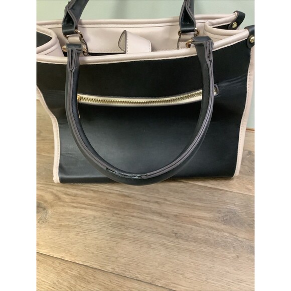 Adrienne Vittadini handbag black/rose classic business travel - Picture 5 of 9